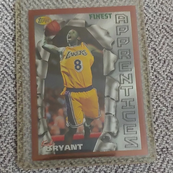 kobe bryant topps finest rookie card